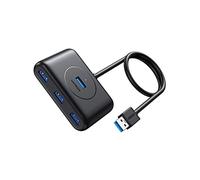 UGREEN USB Hub with 1 Metre Long Cable, 4 Ports Ways USB 3.0 Splitter Extension Hub Adapter Compatible with PC, MacBook, Mac Pro/Mini, PS5, PS4, Xbox, Surface Laptop, USB Flash Drive, HDD, Hard Drive