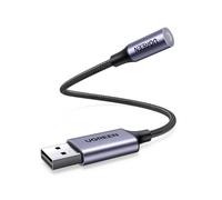 UGREEN USB to 3.5mm Jack Audio Adapter DAC USB Aux Sound Card 24bit/96KHz