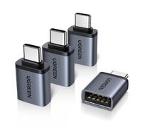 UGREEN USB to USB C Adapter 10Gbps for iPhone, iPad, MacBook, Galaxy 4 Pack | USB 3.2 Thunderbolt 4/3 OTG Converter for iPhone 18/17 Pro Max/17e/17, MacBook Pro, iPad Mini Air, Samsung Galaxy S26, 4 Pack
