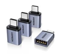 UGREEN USB to USB C Adapter(4 Pack),10Gbps Type C Male to USB 3.2 Female Adaptor, Thunderbolt 4/3 OTG Converter Compatible with iPhone15/16, MacBook Pro M4/iPad/Mac Mini and More