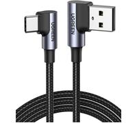 UGREEN USB to USB C Cable Right Angle 3A 90 Degree USB C Fast Charging Cable