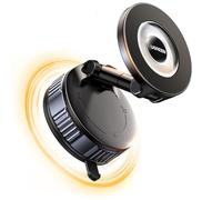 UGREEN Vacuum Magnetic Phone Holder for Cars, Adjustable Magsafe Car Mount 360°Rotatable Suction Cup with Pads, Foldable Dashboard Car Phone Holder Compatible with iPhone 17 Pro Max Air 16 15 14 13 12