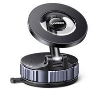 UGREEN Vacuum Magnetic Phone Holder for Cars, Suction Cup Magsafe Car Mount | Adjustable Foldable Compatible with iPhone 17 Pro Max Air 16 15 14 13 12