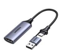 UGREEN Video Capture Card HDMI to USB C Capture Device 4K 1080P@30Hz Video Audio