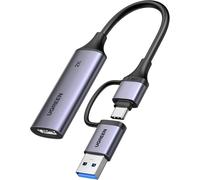 UGREEN Video Capture Card HDMI to USB C Streaming Device 2K@30Hz 1080P@60fps Ga
