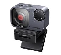 UGREEN Webcam 2K AI FineCam Pro with Noise-Canceling Mic, PDAF Auto Focus, AI Auto-Framing, Face AE Webcam for PC, Web Cam USB Camera for Conferences, Streaming, Built-in Privacy Cover & Tripod