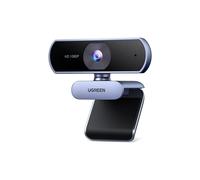 UGREEN Webcam for PC, Full HD 1080P/30fps Webcam for Laptop, Clear Stereo Audio Mics, Auto Light Correction, 85° View Web Cam USB Camera