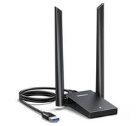 UGREEN Wifi Dongle, AX1800 Wi-Fi 6 Dual 5dBi Antennas USB 3.0 Wireless Adapter, Dual Band 5GHz/2.4GHz Network USB Wifi Adapter for PC/Laptop,Change wired connection into Hotspot,Supports Windows 11/10