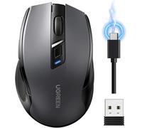 UGREEN Wireless Mouse, Bluetooth Mouse & USB Dual Modes Computer Mouse, Recharge