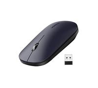 UGREEN Wireless Mouse for Laptop, Ultra Slim Portable USB Silent Mouse, 4000DPI Smooth Tracking, 18-Month Battery Life, Cordless Computer Mice with USB Receiver Compatible with PC MacBook iPad (Blue)