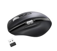 UGREEN Wireless Mouse, Scrolling Master with Ultra-fast Speed, Bluetooth & 2.4G Dual Modes, Silent Ergonomic Mouse with 5000 DPI Adjustable, 6 Buttons, Connects Up to 3 Devices, 10M Connection