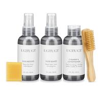 UGTUGT Shoe Cleaner Kit,Suede Shoe Cleaner Kit with Shoe Cleaner,Shoe Waterprof,Shoe Care for Suede,Shoe Cleaning Kit for Suede,Sheepskin with Suede Eraser and Shoe Brush