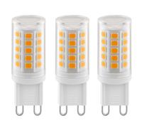 Ugvmn G9 LED Bulbs 2W Warm White 2700K, 320LM Energy Saving Light Bulbs Equivalent to 28W Halogen, No Flicker Capsule GU9 LED Bulb for Home Lighting Decor, Chandelier, Not Dimmable, 220-240V, 3 Pack