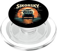 UH-60 Sikorsky Blackhawk Helicopter Flying Army Pilot Gift PopSockets PopGrip for MagSafe