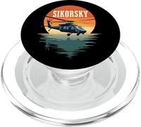 UH-60 Sikorsky Blackhawk Helicopter Flying Army Pilot Gift PopSockets PopGrip for MagSafe