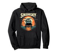UH-60 Sikorsky Blackhawk Helicopter Flying Army Pilot Gift Pullover Hoodie