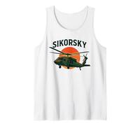 UH-60 Sikorsky Blackhawk Helicopter Flying Army Pilot Gift Tank Top