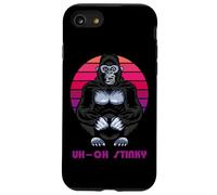 Uh Oh Stinky Poop Le Monke 80s Vaporwave Case for iPhone SE (2020) / 7/8