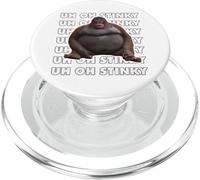 Uh Oh Stinky Poop Meme Funny Monkey PopSockets PopGrip for MagSafe