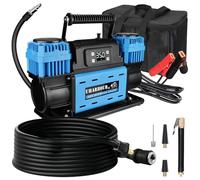 Uharbour - 12V Off Road Air Compressor with Digital LCD Display, 12V Off-Road Air Compressor Heavy Duty Comes with Carry Bag