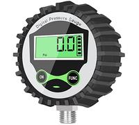 Uharbour Digitales Manometer, Niederdruckmessgerät mit 1/4 Zoll NPT-Anschluss unten und Gummi-Schutz, 0-60 psi, Genauigkeit 1%, Auflösung 0,1psi…