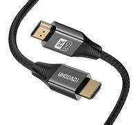 uhddadi HDMI 2.1 Cable 4.6M, 8K HDMI Cable 48Gbps High Speed 8K@60Hz 4K@120Hz HDMI Braided Cord Support HDCP 2.2 & 2.3, 3D, VRR, HDR10 Compatible with Roku TV/PS5/HDTV/Blu-ray