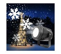 UHEAL Projector Light, LED Snowflake Holiday Lights Christmas Project Outdoor Lamp Spotlight for New Year Party,for Home Party, Snow