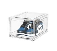 UHEWEIDOR Acrylic transparent shoe box storage box, plastic basketball shoe cabinet, sneaker storage box, display cabinet, shoe storage gadget