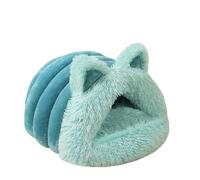UHEWEIDOR Cat's Nest Dog's Nest Plush Cat's ears (Steamed cat-ear shaped bread) Big Weibo Pet's Nest Pet Supplies All Seasons Universal Thickened Nest