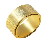 UHEWEIDOR Twelve zodiac guardian deity titanium steel transport protective ring for both men and women