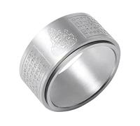 UHEWEIDOR Twelve zodiac guardian deity titanium steel transport protective ring for both men and women