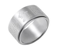 UHEWEIDOR Twelve zodiac guardian deity titanium steel transport protective ring for both men and women