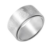 UHEWEIDOR Twelve zodiac guardian deity titanium steel transport protective ring for both men and women