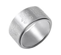 UHEWEIDOR Twelve zodiac guardian deity titanium steel transport protective ring for both men and women