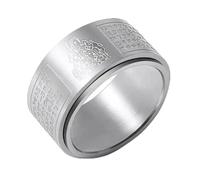 UHEWEIDOR Twelve zodiac guardian deity titanium steel transport protective ring for both men and women