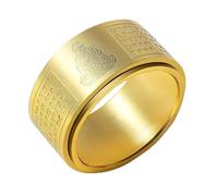 UHEWEIDOR Twelve zodiac guardian deity titanium steel transport protective ring for both men and women