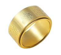 UHEWEIDOR Twelve zodiac guardian deity titanium steel transport protective ring for both men and women