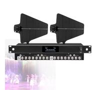 UHF Antenna Power Distribution System, Active Directional Antennas for Wireless Microphones, 450-950 MHz, Ideal for Weddings and Live Events
