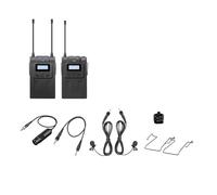 UHF Dual Wireless Microphone System Interview Microphone, Suitable For SLR Cameras(K1)
