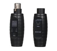 UHF Professional Wired to Wireless Microphone Converter Micphone Transmitter&Receiver 571~598MHz Receiving Transmission Compatible with Dynamic/Condenser Microphone with 48V Phantom Power 50~80M