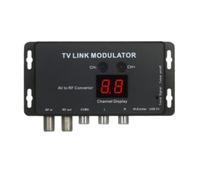 UHF TV Link Modulator AV To RF Converter With Channel Display For PAL NTSC Set Top Box Extender Signal Distribution System