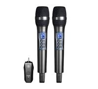Uhf Wireless Handheld Dynamic Karaoke Microphone Bluetooth Receiver Performing Professional Home Reverb High And Low Bass Lossless Sound Quality(D900 N23 drag two)