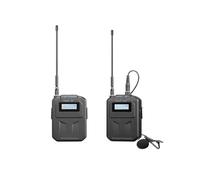 UHF Wireless Lavalier Microphone System Omni-directional Compatible For DSLR Cameras Interviews With Smartphone