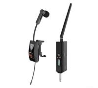 UHF Wireless Violin Microphone System Professional Cordless Mic 30-20kHz for frequency Response for Musicians Concert Hall Recording Black