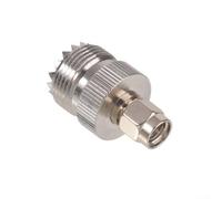 UHFKSMAJ Female RF Coaxial Adapter for LoRA with Low Loss Design Supporting Long Term Use in Radio, CCTV, Telecom, and Broadcasting Applications