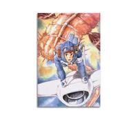 UHHYFVN Nausicaa of The Valley of The Wind Movie Poster Poster Decorative Painting Canvas Wall Posters And Art Picture Print Modern Family Bedroom Decor Posters 08x12inch(20x30cm)