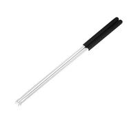 Uhidka 1 Pair Aluminum Alloy Drumsticks Aluminium Alloy Drum Sticks Drum Parts for Kids Beginners Drum Lovers Adults Silver