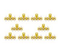 Uhidka 10PCS DIY Projects Audio Tag Strip Tag Board Turret Board Terminal Lug Board for Audio Vintage Tube Amplifier T-4P