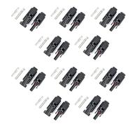 Uhidka 1500V 30A DC Solar Connectors Kit 10pcs IP67 Waterproof PV/Solar Panel Cable Connectors for 2.5/4/6mm2 Cables