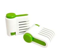 Uhidka 2pcs/Set Cake Slicer Bread Divider Layering Aid Serrated Knife Divider Toast Baking Tool A